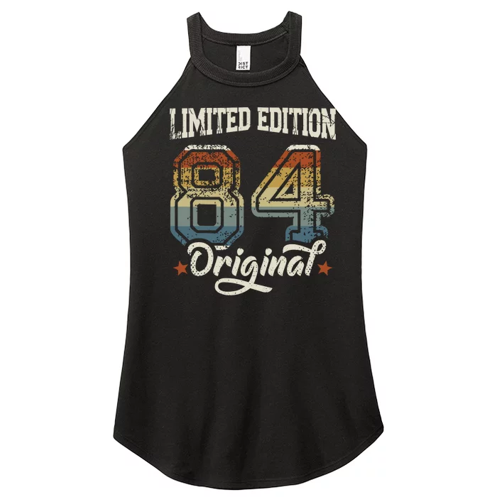 40th Birthday Man Woman 40 Years 1984 Decorative Funny Gift Women’s Perfect Tri Rocker Tank