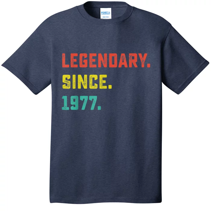 46th Birthday Present Gift Vintage Legendary Since 1977 46 Year Old T-Shirt