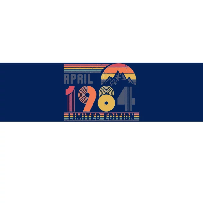 40th Birthday Retro 1984 Birthday Bumper Sticker