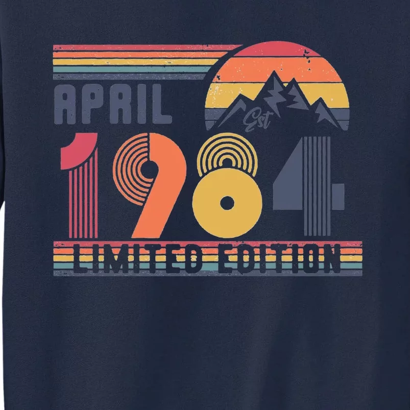 40th Birthday Retro 1984 Birthday Tall Sweatshirt