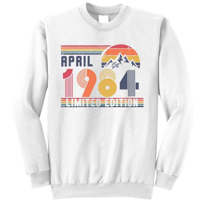 40th Birthday Retro 1984 Birthday Sweatshirt