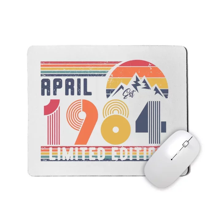 40th Birthday Retro 1984 Birthday Mousepad