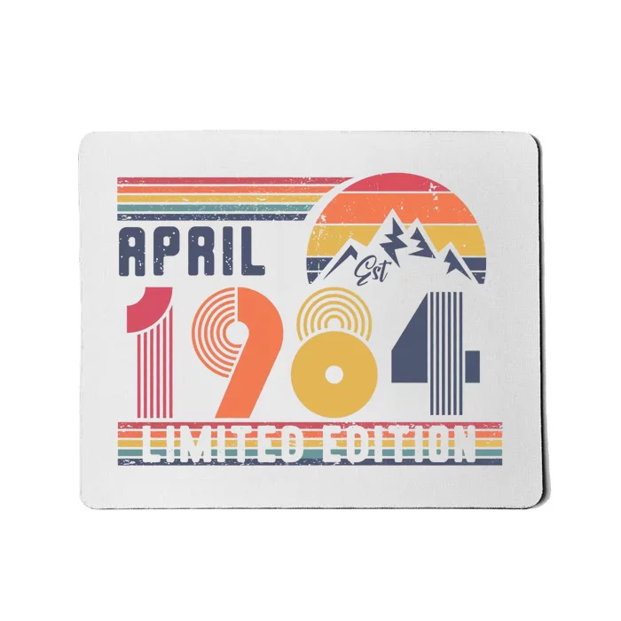 40th Birthday Retro 1984 Birthday Mousepad