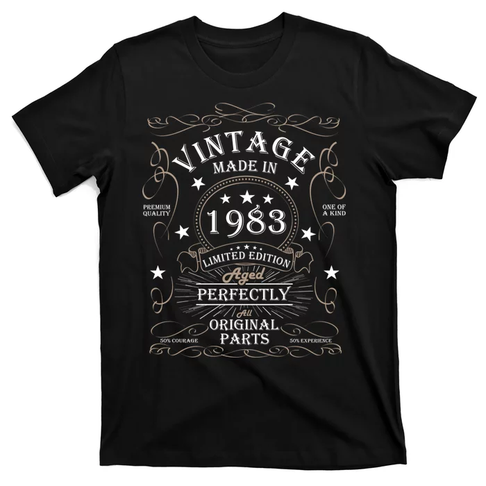 41th Birthday Retro Limited Edition Man Woman Vintage 1983 T-Shirt