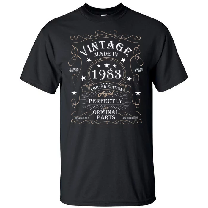 41th Birthday Retro Limited Edition Man Woman Vintage 1983 Tall T-Shirt