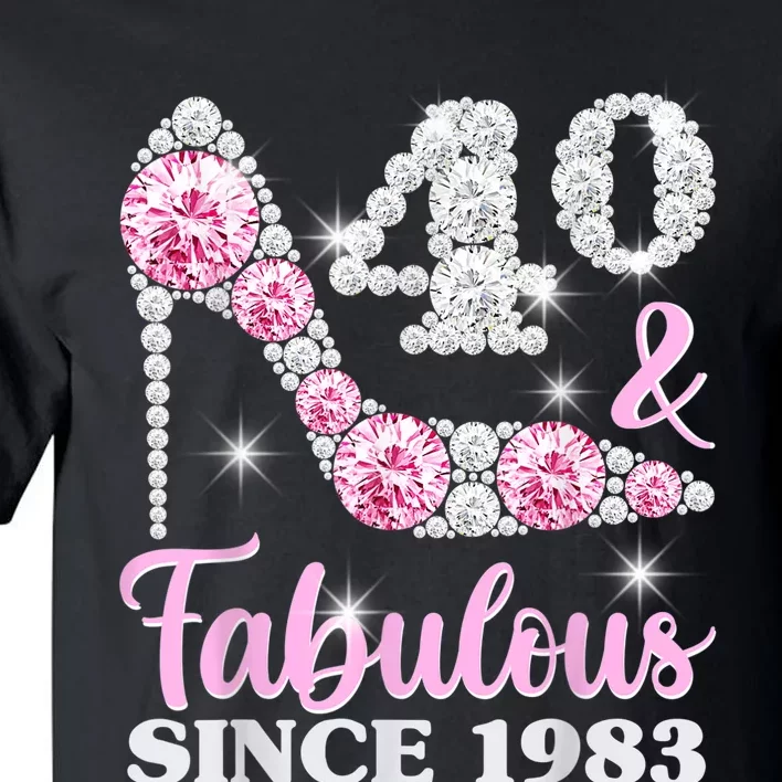 40th Birthday Shirts For Wom.e.n, 40 And Fabulous Since 1983 Tall T-Shirt