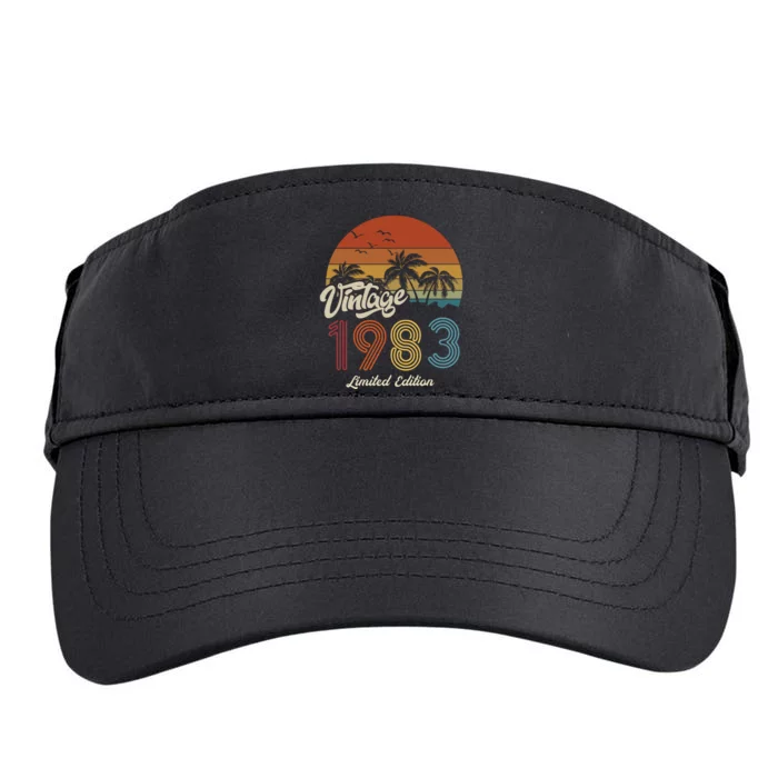 40th Birthday Vintage Limited Edition 1983 Adult Drive Performance Visor