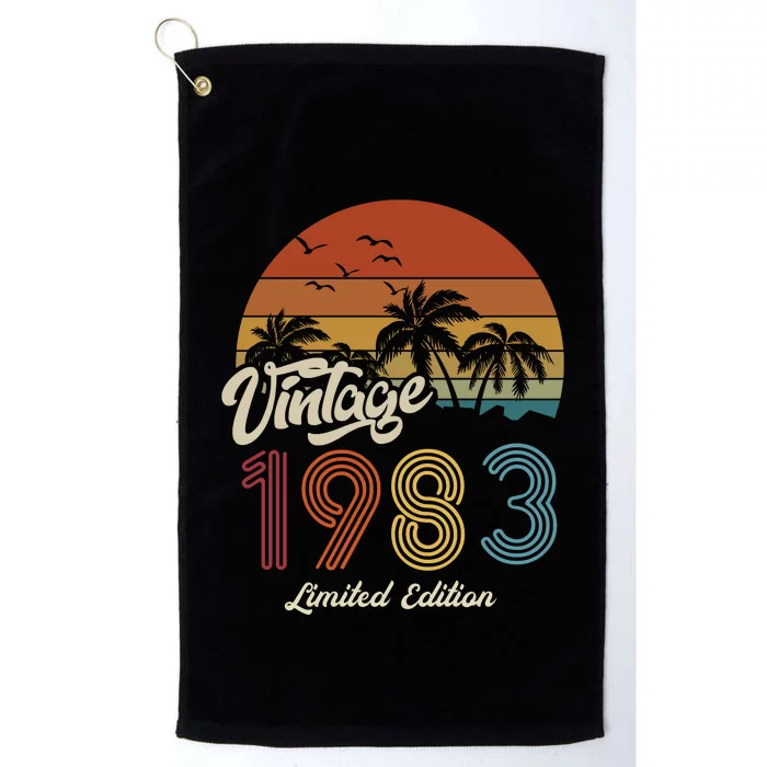 40th Birthday Vintage Limited Edition 1983 Platinum Collection Golf Towel