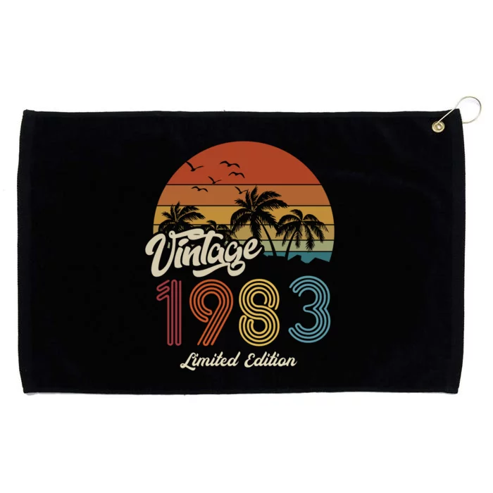 40th Birthday Vintage Limited Edition 1983 Grommeted Golf Towel