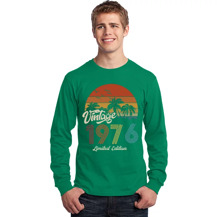 47th Birthday Vintage Limited Edition 1976 Long Sleeve Shirt