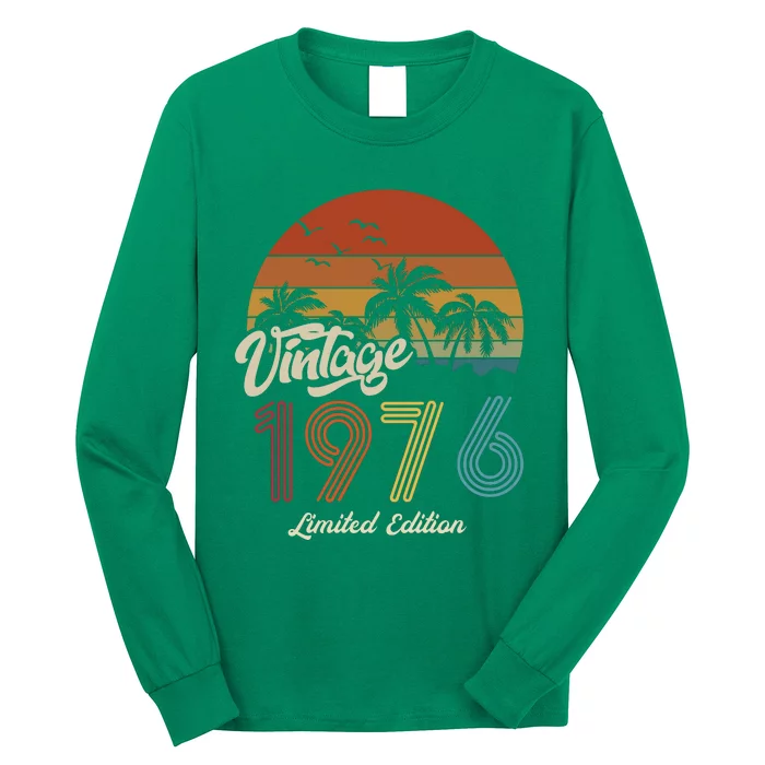 47th Birthday Vintage Limited Edition 1976 Long Sleeve Shirt