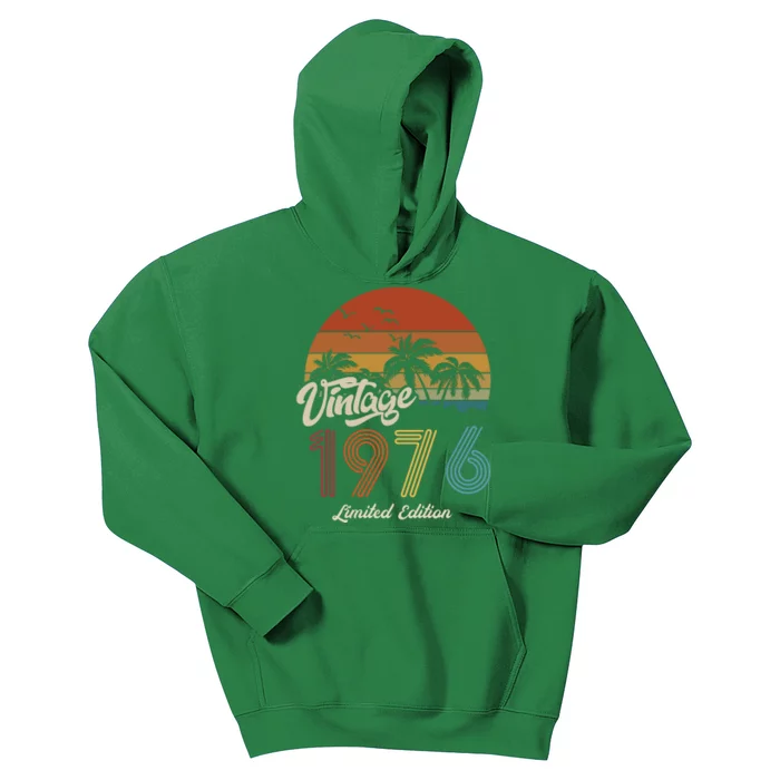 47th Birthday Vintage Limited Edition 1976 Kids Hoodie