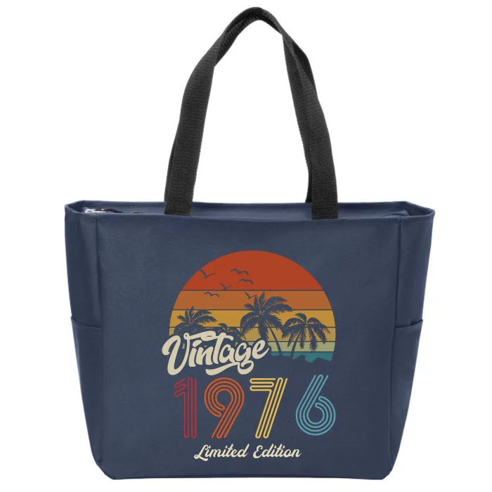 47th Birthday Vintage Limited Edition 1976 Zip Tote Bag