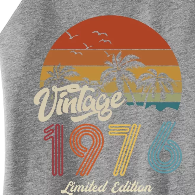 47th Birthday Vintage Limited Edition 1976 Women’s Perfect Tri Rocker Tank