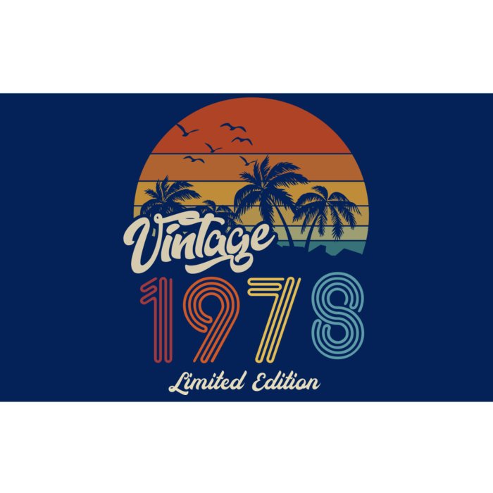 45th Birthday Vintage Limited Edition 1978 Bumper Sticker