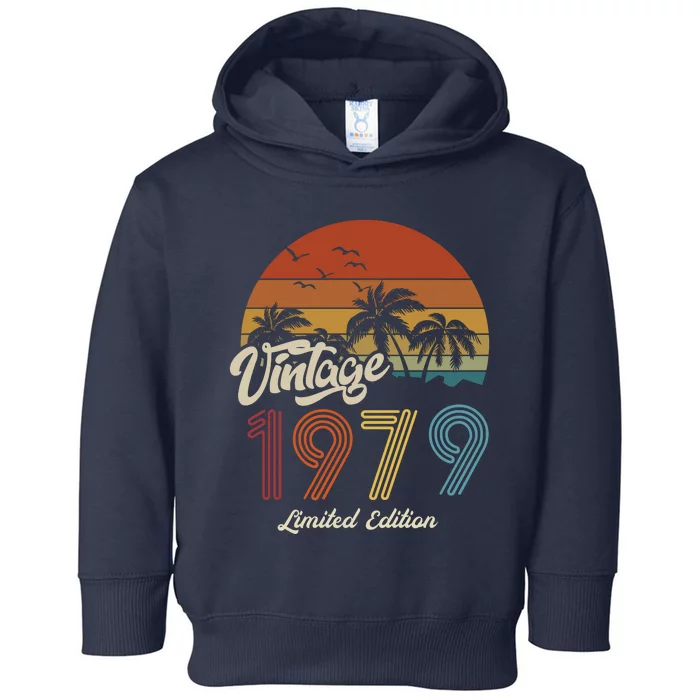 44th Birthday Vintage Limited Edition 1979 Toddler Hoodie