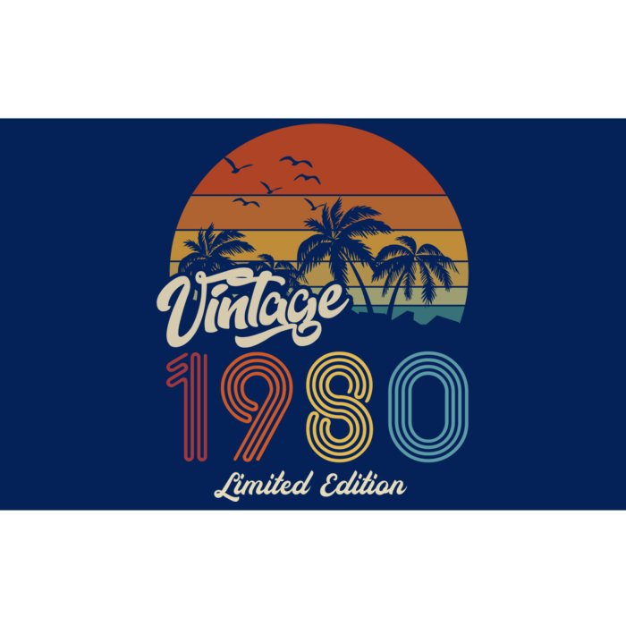 43rd Birthday Vintage Limited Edition 1980 Bumper Sticker