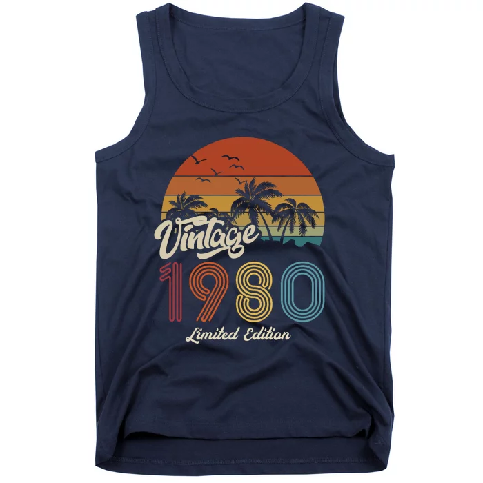 43rd Birthday Vintage Limited Edition 1980 Tank Top