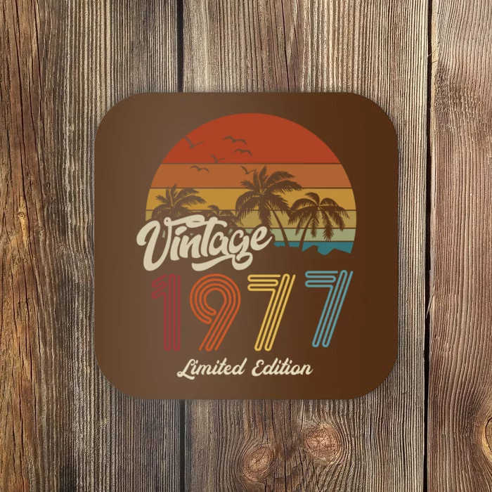 46th Birthday Vintage Limited Edition 1977 Coaster