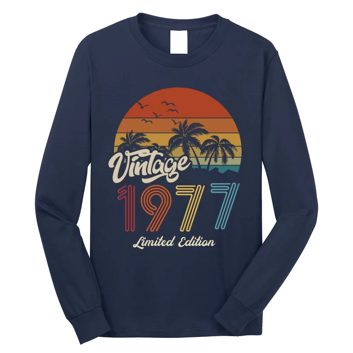 46th Birthday Vintage Limited Edition 1977 Long Sleeve Shirt