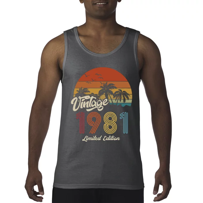 42nd Birthday Vintage Limited Edition 1981 Tank Top