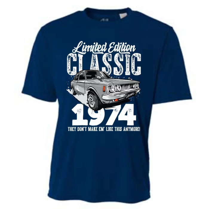 49th Birthday Vintage Classic Car 1974 Bday 49 Year Old Cooling Performance Crew T-Shirt