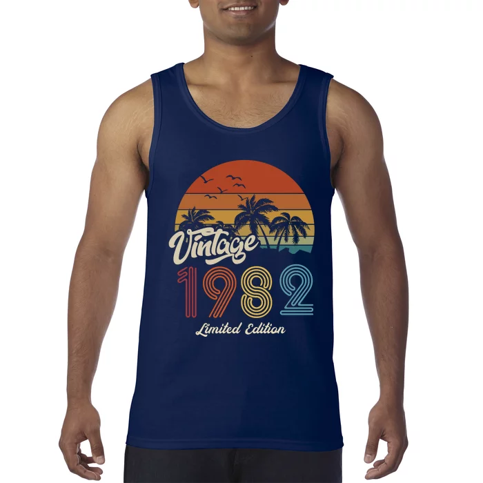 41st Birthday Vintage Limited Edition 1982 Tank Top