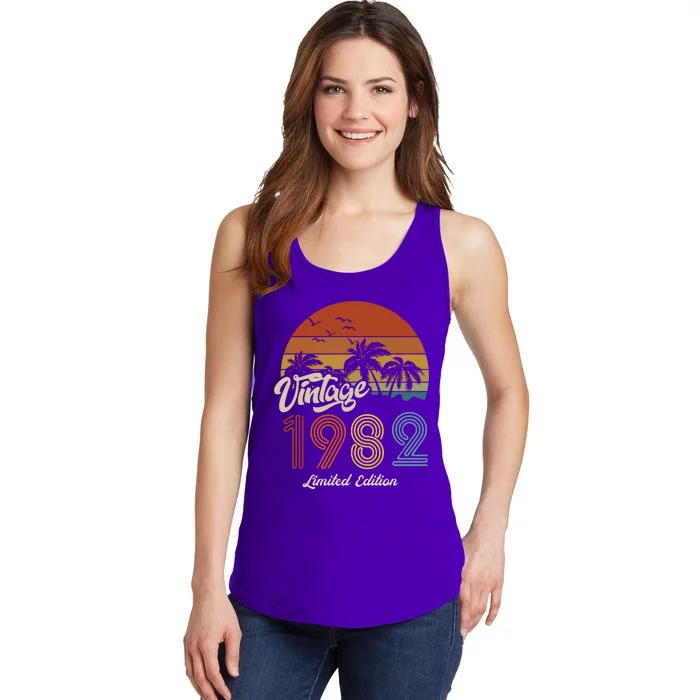 41st Birthday Vintage Limited Edition 1982 Ladies Essential Tank