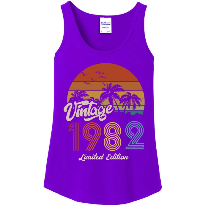 41st Birthday Vintage Limited Edition 1982 Ladies Essential Tank