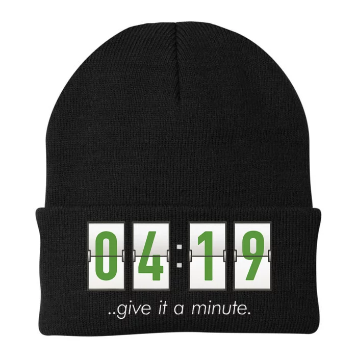 420 Clock 419 Subtle Stoner Marijuana Weed Humor Knit Cap Winter Beanie