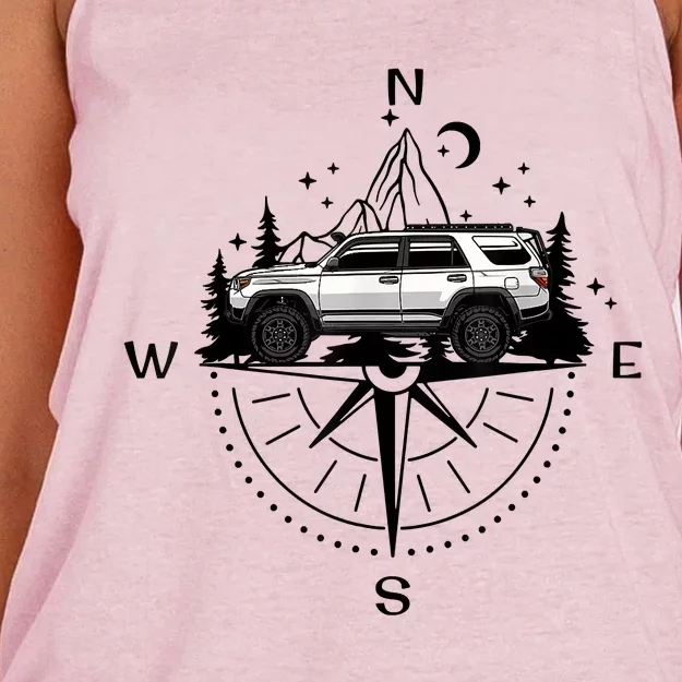 4runner Camping Women's Knotted Racerback Tank