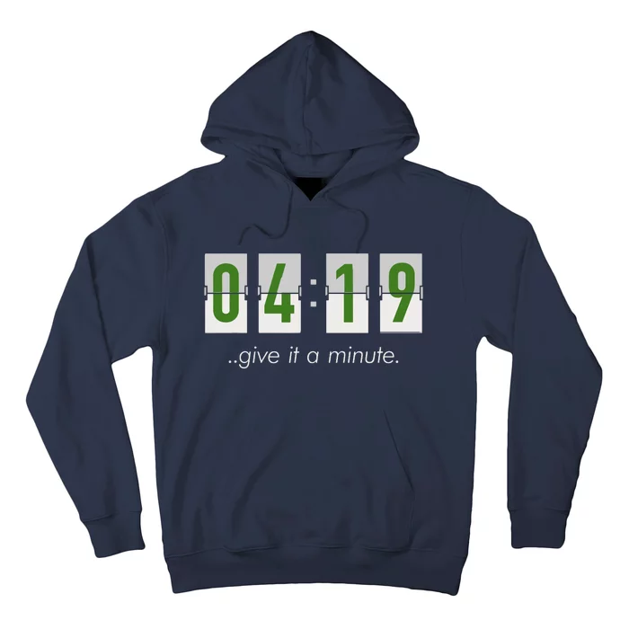 420 Clock 419 Subtle Stoner Marijuana Weed Humor Hoodie