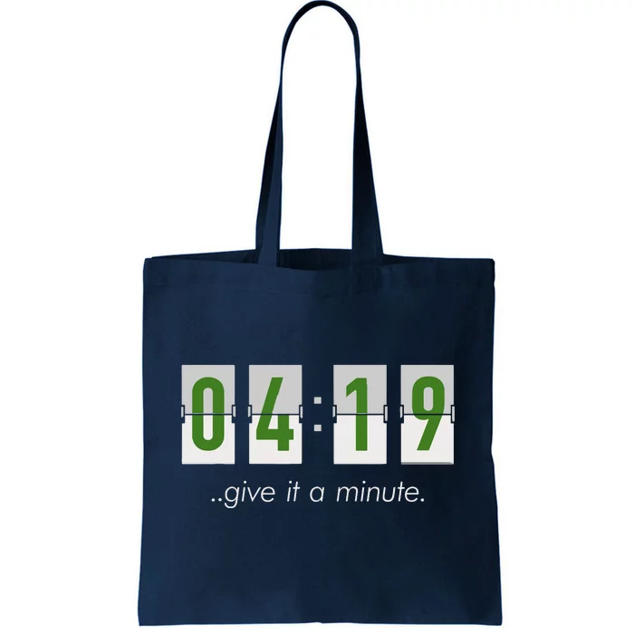 420 Clock 419 Subtle Stoner Marijuana Weed Humor Tote Bag