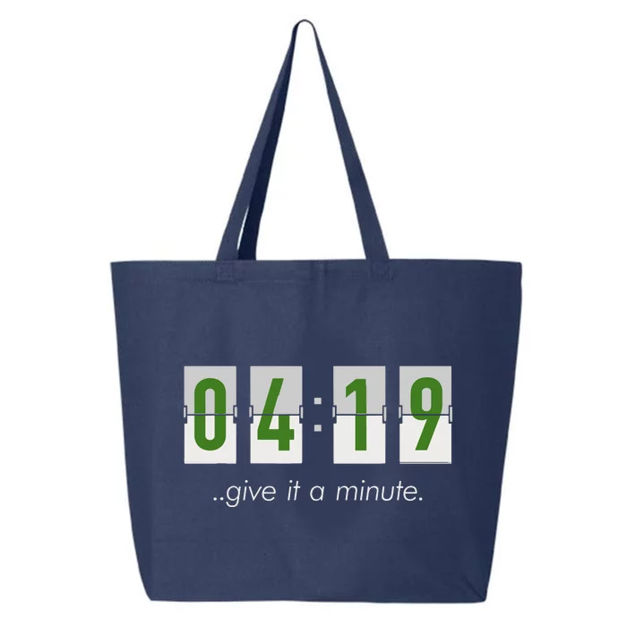 420 Clock 419 Subtle Stoner Marijuana Weed Humor 25L Jumbo Tote