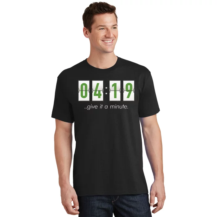 420 Clock 419 Subtle Stoner Marijuana Weed Humor T-Shirt