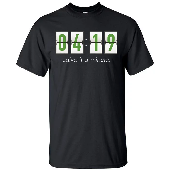 420 Clock 419 Subtle Stoner Marijuana Weed Humor Tall T-Shirt