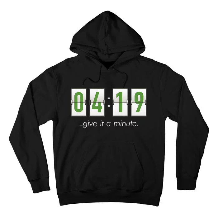 420 Clock 419 Subtle Stoner Marijuana Weed Humor Tall Hoodie