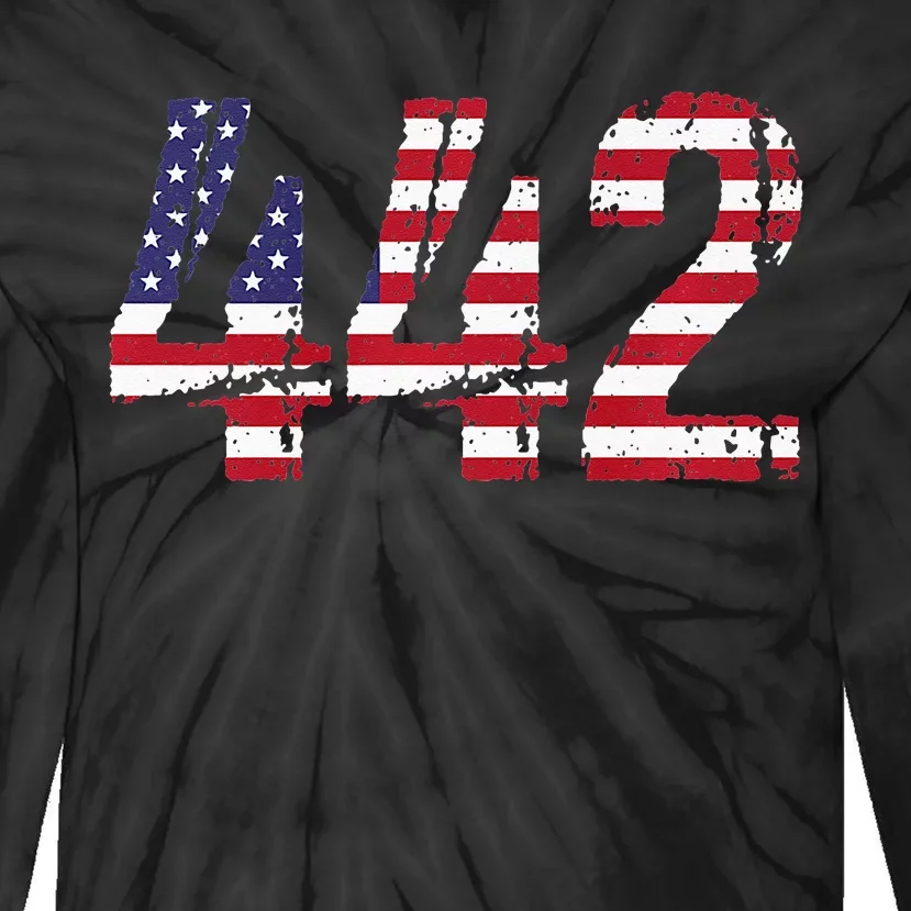 442 California Area Code Tie-Dye Long Sleeve Shirt