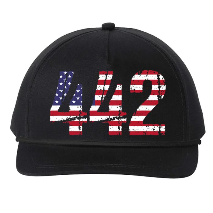 442 California Area Code Snapback Five-Panel Rope Hat