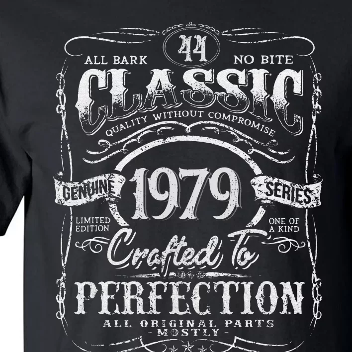 44th Classic Birthday gift 44 Perfection 1979 Birthday Tall T-Shirt