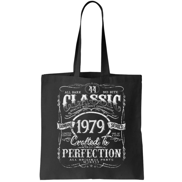 44th Classic Birthday gift 44 Perfection 1979 Birthday Tote Bag