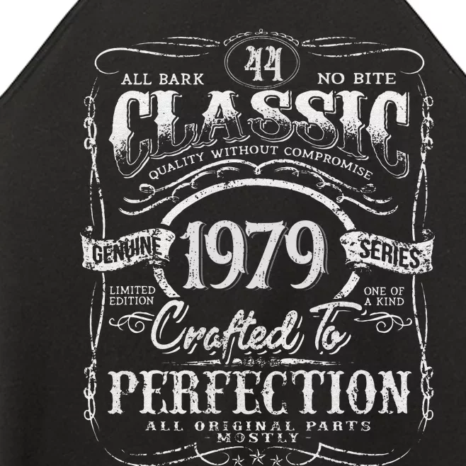 44th Classic Birthday gift 44 Perfection 1979 Birthday Women’s Perfect Tri Rocker Tank