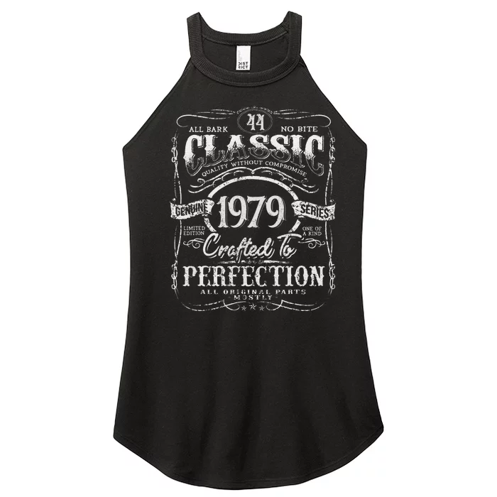 44th Classic Birthday gift 44 Perfection 1979 Birthday Women’s Perfect Tri Rocker Tank