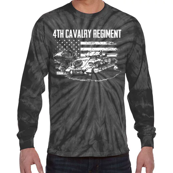 4th Cavalry Regiment Tie-Dye Long Sleeve Shirt