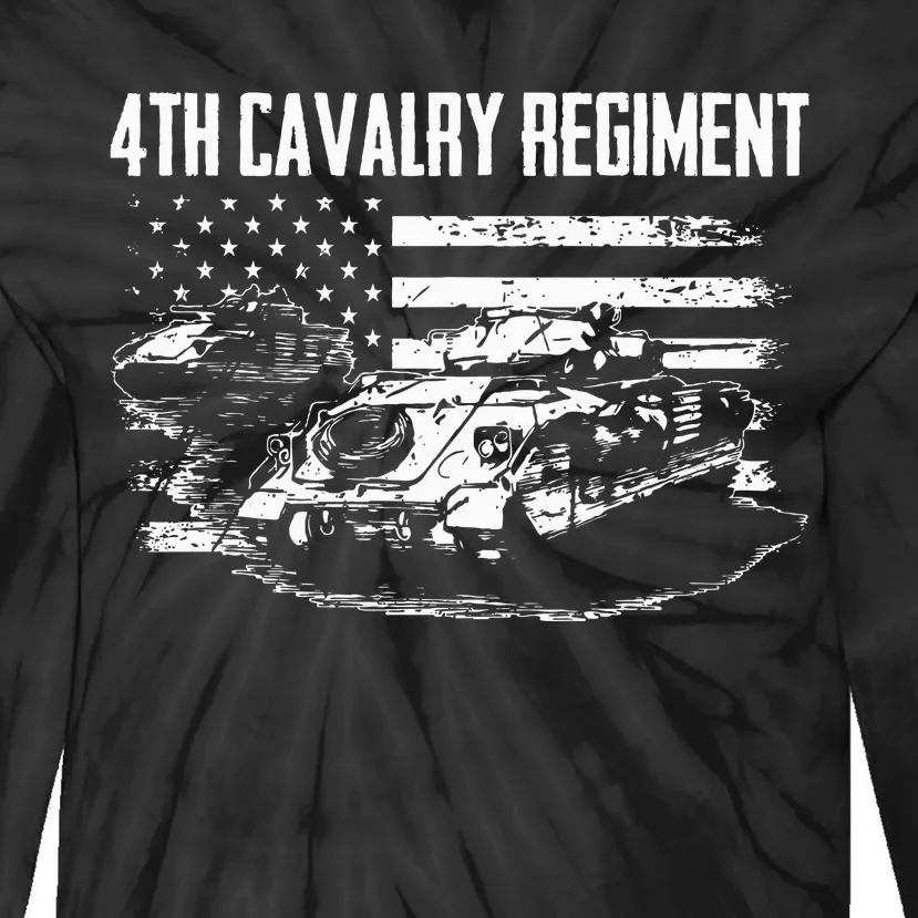 4th Cavalry Regiment Tie-Dye Long Sleeve Shirt