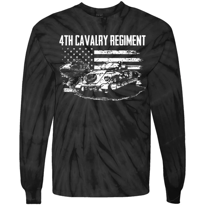 4th Cavalry Regiment Tie-Dye Long Sleeve Shirt