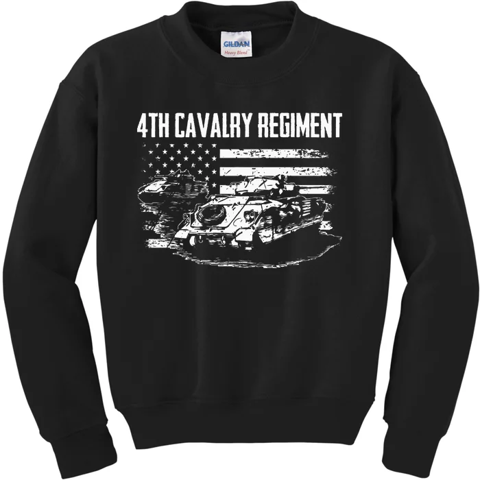 4th Cavalry Regiment Kids Sweatshirt