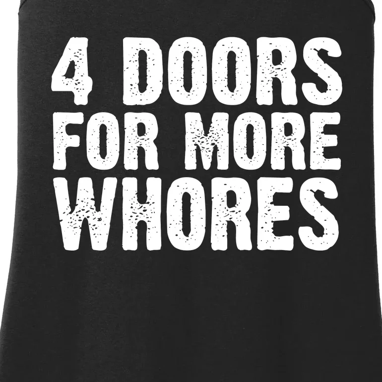 4 Doors For More Whores Ladies Essential Tank