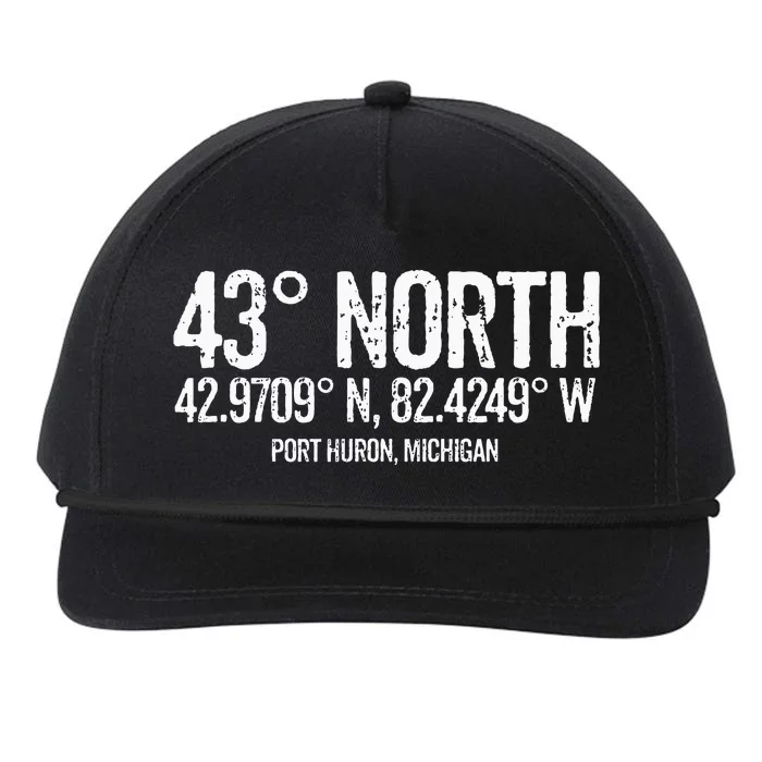 43 Degrees North Port Huron Snapback Five-Panel Rope Hat