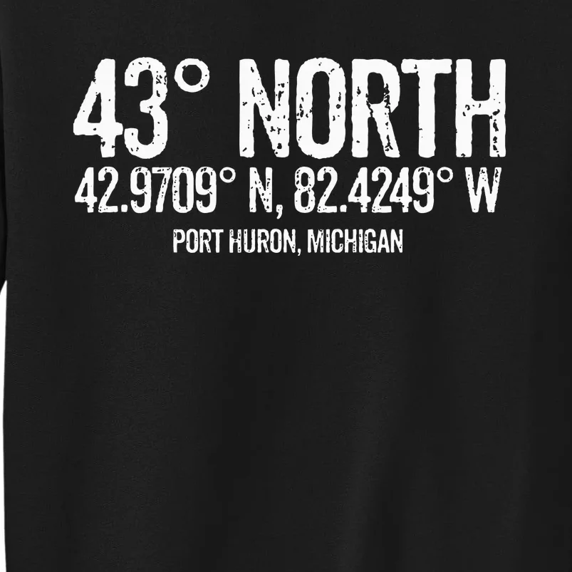 43 Degrees North Port Huron Tall Sweatshirt